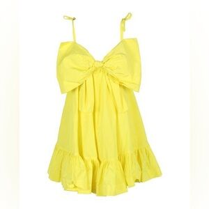 MSGM Oversized Bow Mini Dress SIZE:8